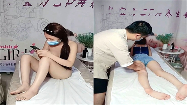 【真人露臉】白嫩少婦私密SPA出軌實錄 無套內射極品美少女真空上陣